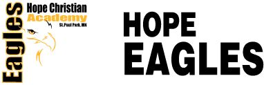 HOPE CHRISTIAN ACADEMY Sideline Store Eagles (SAINT PAUL PARK, MINNESOTA) Spirit Apparel & Accessories Store