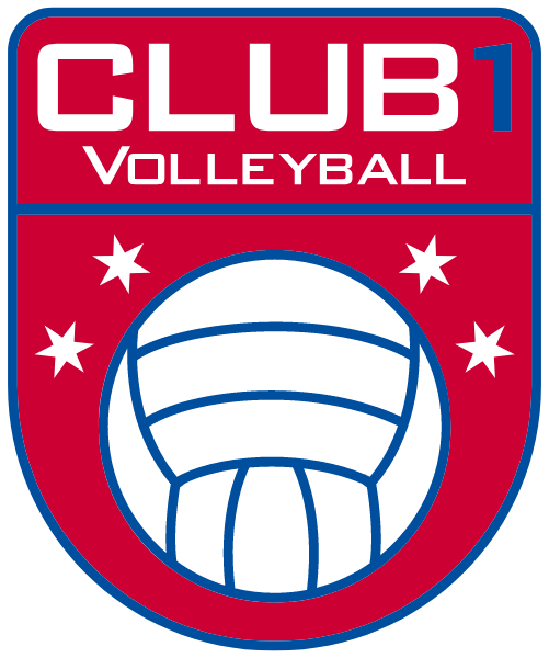 Club 1  Volleyball Logo