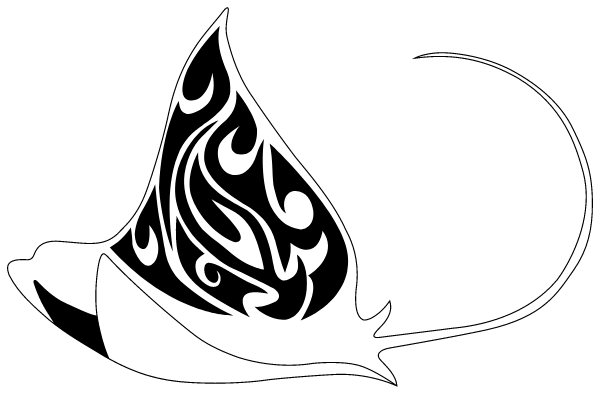 Kona Stingrays Basketball Logo
