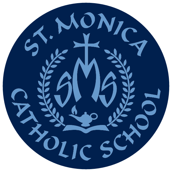 St Monica Catholic School Logo