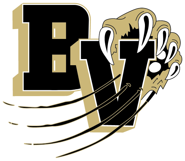Blue Valley High School Cheer Booster Logo