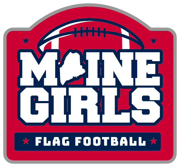 Maine Girls Flag Football League Logo