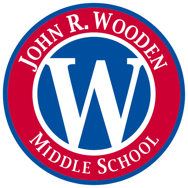 John R Wooden Middle School Logo