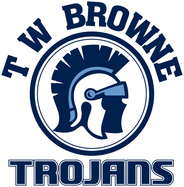 T W Browne Middle School Logo