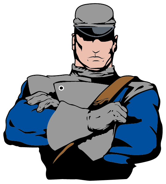 Mullens Middle School Rebels Logo