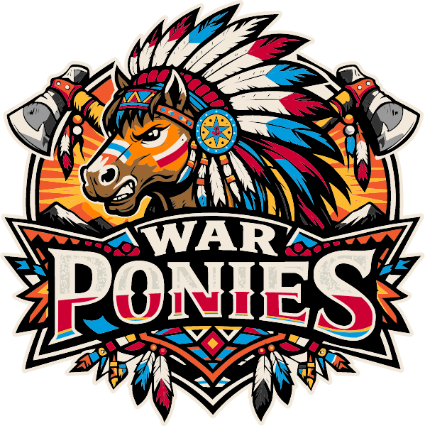 Stonewall Ponies Basketball Logo