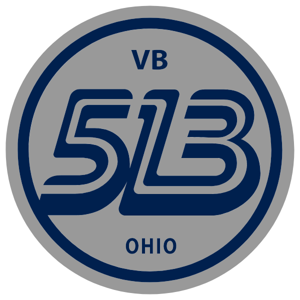 513 Volleyball Logo