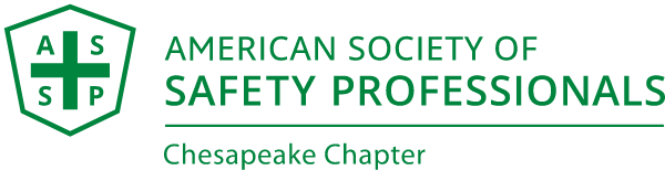 American Society of Safety Professionals-Chesapeake Chapter Logo