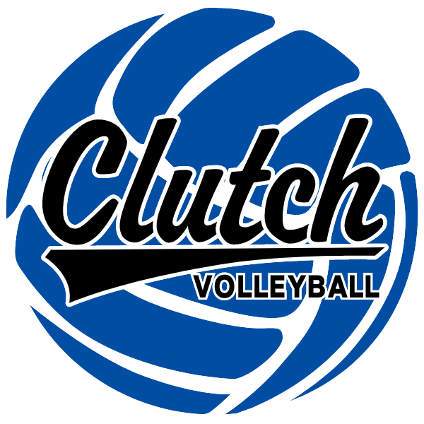 Clutch Volleyball Logo