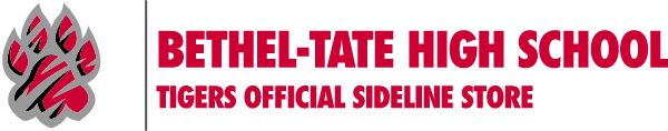 BETHEL TATE HIGH SCHOOL Sideline Store TIGERS (BETHEL, Ohio) Spirit Apparel & Accessories Store