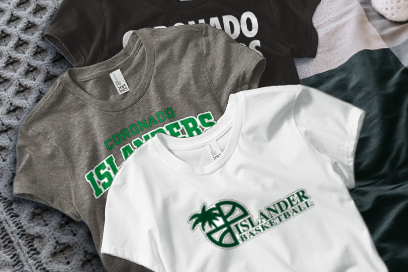 CORONADO HIGH SCHOOL ISLANDERS Tees (Option 1) Banner