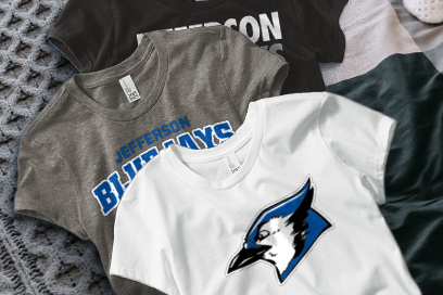 JEFFERSON HIGH SCHOOL BLUEJAYS Tees (Option 1) Banner