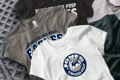 JONES COLLEGE PREP EAGLES Tees (Option 1) Banner