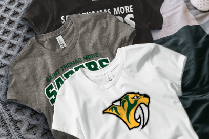 THE HIGH SCHOOL OF SAINT THOMAS MORE SABERS Tees (Option 1) Banner