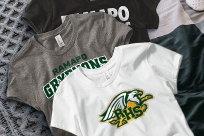 RAMAPO HIGH SCHOOL GRYPHONS Tees (Option 1) Banner