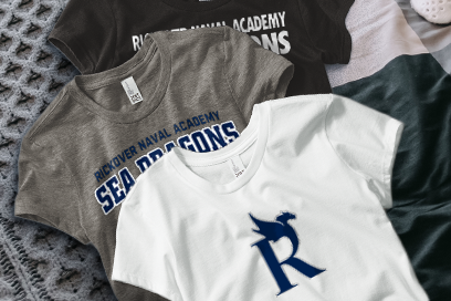 RICKOVER NAVAL ACADEMY SEA DRAGONS Tees (Option 1) Banner