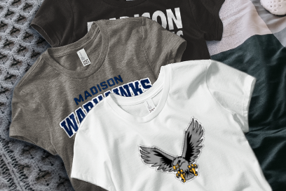 MADISON HIGH SCHOOL WARHAWKS Tees (Option 1) Banner