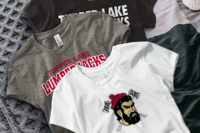 TUPPER LAKE HIGH SCHOOL LUMBERJACKS Tees (Option 1) Banner