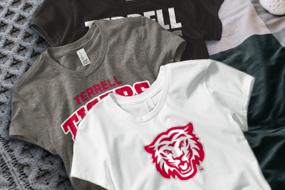 TERRELL HIGH SCHOOL TIGERS Tees (Option 1) Banner