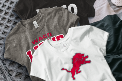 WACO HIGH SCHOOL LIONS Tees (Option 1) Banner