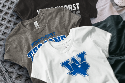 WINDTHORST HIGH SCHOOL TROJANS Tees (Option 1) Banner