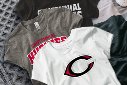 CENTENNIAL HIGH SCHOOL HUSKIES Tees (Option 1) Banner