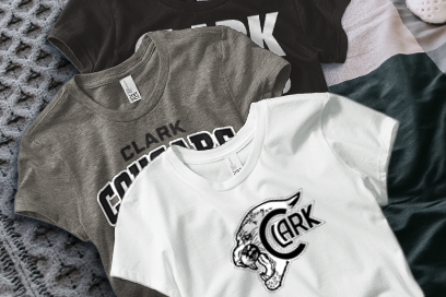 CLARK HIGH SCHOOL COUGARS Tees (Option 1) Banner