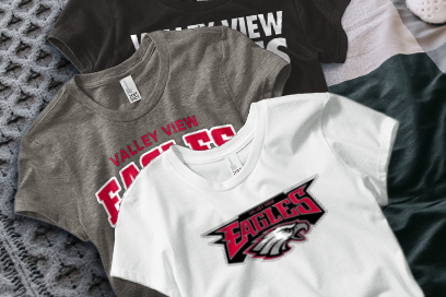 VALLEY VIEW HIGH SCHOOL EAGLES Tees (Option 1) Banner