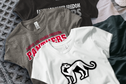 FANNIE LOU HAMER FREEDOM HIGH SCHOOL PANTHERS Tees (Option 1) Banner