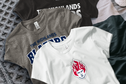 THE HIGHLANDS SCHOOL BLAZERS Tees (Option 1) Banner