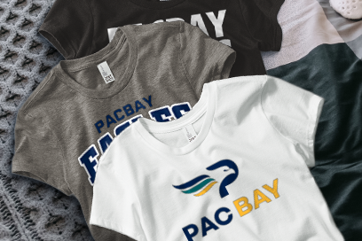 Pacific Bay Christian School Eagles Tees (Option 1) Banner