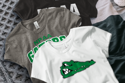NEWBURY PARK ADVENTIST ACADEMY GATORS Tees (Option 1) Banner