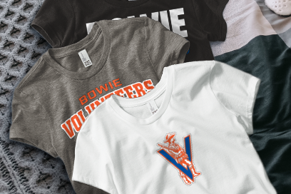 JAMES BOWIE HIGH SCHOOL VOLUNTEERS Tees (Option 1) Banner