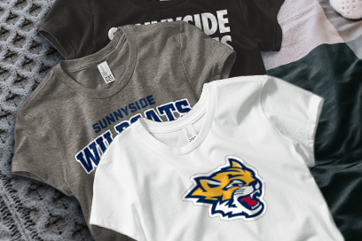 SUNNYSIDE HIGH SCHOOL WILDCATS Tees (Option 1) Banner