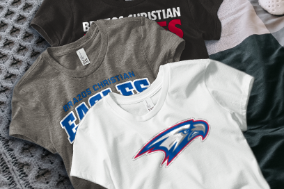BRAZOS CHRISTIAN SCHOOL EAGLES Tees (Option 1) Banner