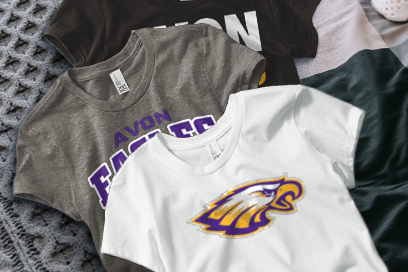 AVON HIGH SCHOOL EAGLES Tees (Option 1) Banner