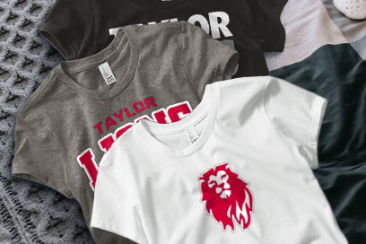 TAYLOR HIGH SCHOOL LIONS Tees (Option 1) Banner