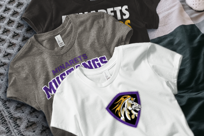 MINARETS HIGH SCHOOL MUSTANGS Tees (Option 1) Banner