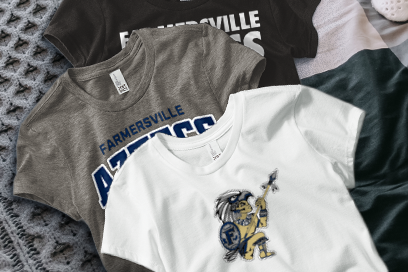 FARMERSVILLE HIGH SCHOOL AZTECS Tees (Option 1) Banner