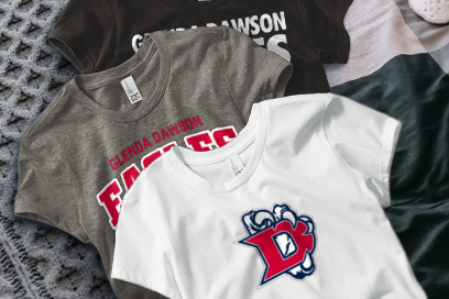GLENDA DAWSON HIGH SCHOOL EAGLES Tees (Option 1) Banner