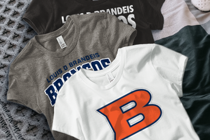 LOUIS D BRANDEIS HIGH SCHOOL BRONCOS Tees (Option 1) Banner