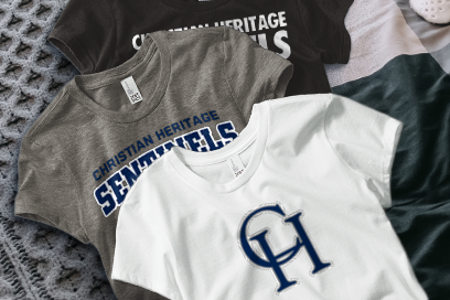 CHRISTIAN HERITAGE SCHOOL SENTINELS Tees (Option 1) Banner