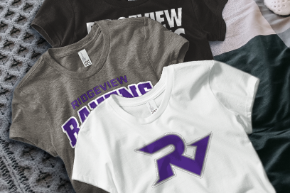 RIDGEVIEW HIGH SCHOOL RAVENS Tees (Option 1) Banner