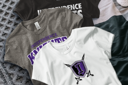 INDEPENDENCE HIGH SCHOOL KNIGHTS Tees (Option 1) Banner