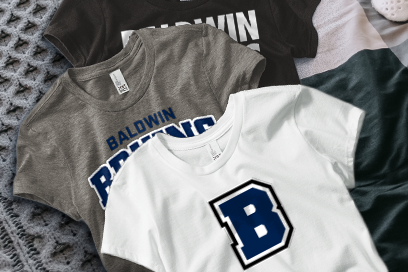 BALDWIN HIGH SCHOOL BRUINS Tees (Option 1) Banner