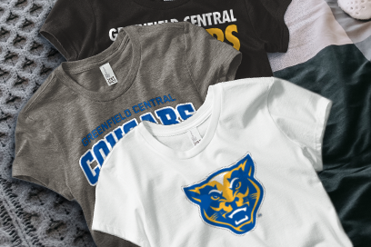 Greenfield Central Cougars Online Store Tees (Option 1) Banner
