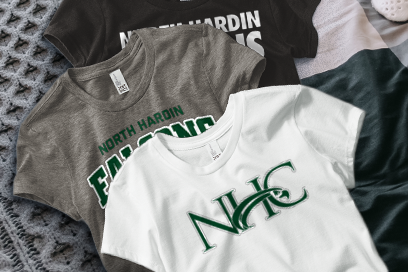 NORTH HARDIN CHRISTIAN Falcons Tees (Option 1) Banner