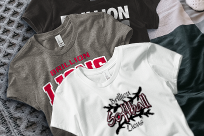 BRILLION HIGH SCHOOL LIONS Tees (Option 1) Banner