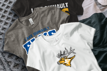 LAKE QUINAULT HIGH SCHOOL ELKS Tees (Option 1) Banner