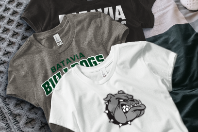 BATAVIA HIGH SCHOOL BULLDOGS Tees (Option 1) Banner